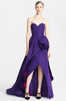 Thumbnail for your product : Oscar de la Renta Ruffled Silk Gown