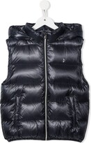 Thumbnail for your product : Herno Kids Logo-Plaque Padded Gilet