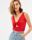 Singlets-jennifer tie front singlet