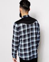 Thumbnail for your product : ASOS Check Shirt In Long Sleeve With Rodeo Pockets