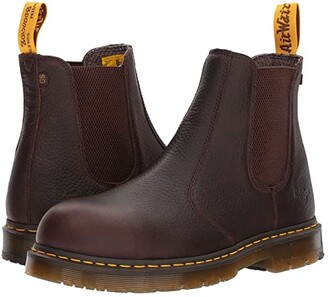 dr martens slip on work boots