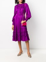 Thumbnail for your product : Temperley London Lily sleeved dress