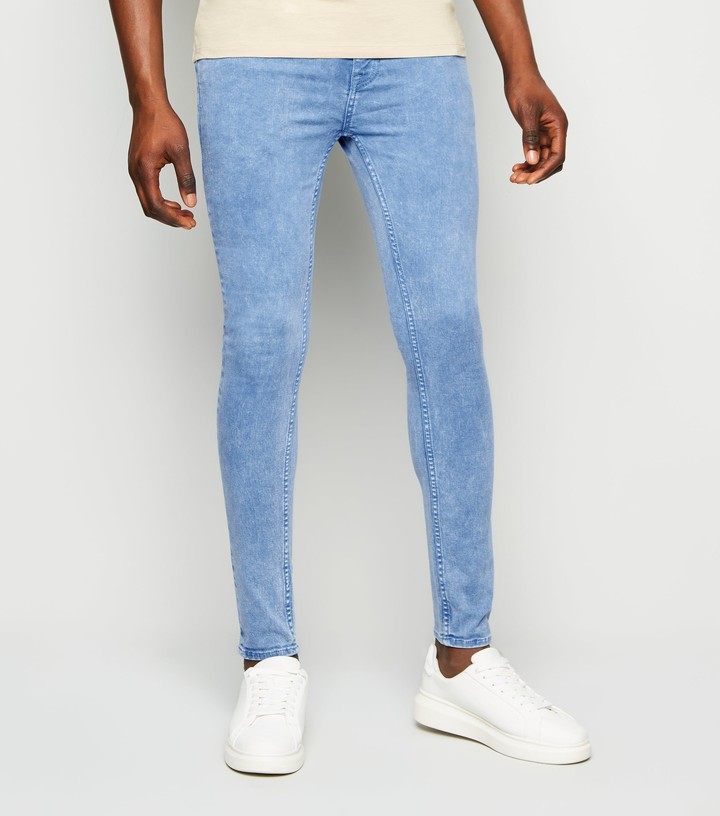 New Look Bright Light Wash Super Skinny Stretch Jeans - ShopStyle