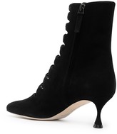 Thumbnail for your product : Manolo Blahnik Button-Detailing Ankle Boots