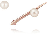 Thumbnail for your product : Swarovski Ryan Storer Rose gold-plated pearl earrings