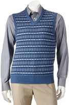 Thumbnail for your product : Dockers fairisle sweater vest - men