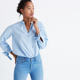 Thumbnail for your product : Madewell Striped Tie-Sleeve Popover Top