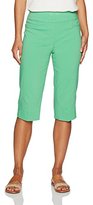 Thumbnail for your product : Alfred Dunner Women's Capri Slim Fit Cuff Detail