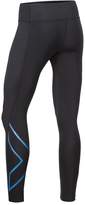 Thumbnail for your product : 2XU Womens Bonded Mid Rise Compression Tights Black / Blue S