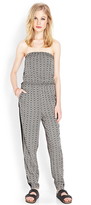 Thumbnail for your product : Forever 21 Geo Daze Strapless Jumpsuit