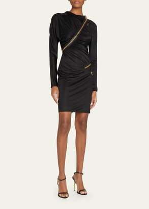 Black Zipper Mini Dress | Shop the world's largest collection of 