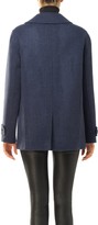Thumbnail for your product : Max Studio Heather Doubleweave Twill Pea Coat