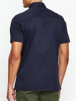 Thumbnail for your product : Whistles Short Sleeved Twill Shirt- Navy