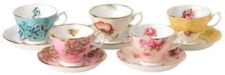Royal Albert 100 Yearsof Cup and Saucer Set (Set of 5)
