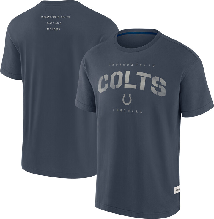 Fanatics Men's Navy Indianapolis Colts Elements Weathered Tonal Future Ground T-Shirt
