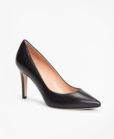 Thumbnail for your product : Brooks Brothers Leather Point-Toe Pumps