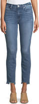 Thumbnail for your product : Paige Hoxton Straight-Leg Ankle Jeans w/ Fray Hem