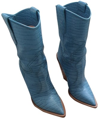 fendi blue boots