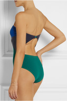 Thumbnail for your product : Eres Puzzle Power cutout bandeau swimsuit