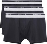 Thumbnail for your product : Inskentin Men's 3 Pack Low Rise Cotton Trunks Slim Fit Contour Pouch Sexy Underwear White Large