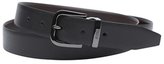 Thumbnail for your product : Armani 746 Armani black embossed leather belt