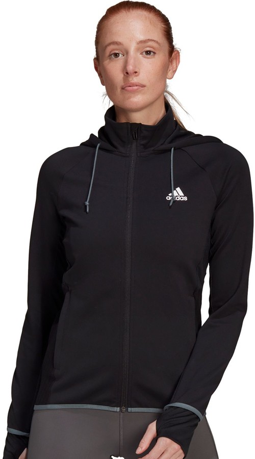 adidas front zip hooded jacket