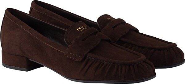 Prada Women's Suede Loafers