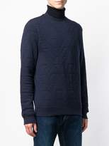Thumbnail for your product : Emporio Armani crew neck logo jumper