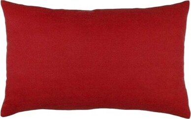 HomeRoots HomeRootsSetof2RedModernLumbarThrowPillows