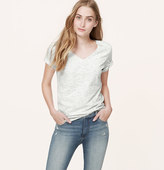 Thumbnail for your product : LOFT Striped V-Neck Tee