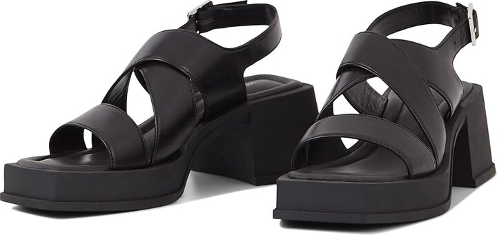 Vagabond Shoemakers Hennie Leather Cross (Black) Women's - ShopStyle