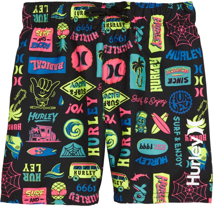 baby hurley swim trunks