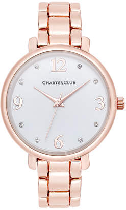 Charter Club Women's Rose Gold-Tone Bracelet Watch 36mm, Created for Macy's