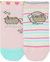 Thumbnail for your product : M&Co Teens' Pusheen unicorn socks two pack