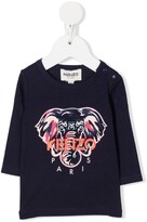 Thumbnail for your product : Kenzo Kids logo-print organic cotton T-shirt
