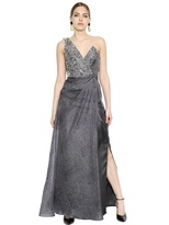 Thumbnail for your product : Giorgio Armani Embellished Silk Organza Dress