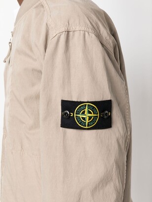 Stone Island Compass-motif bomber jacket