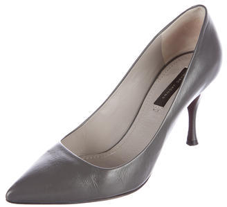 Marc Jacobs Leather Pointed-Toe Pumps