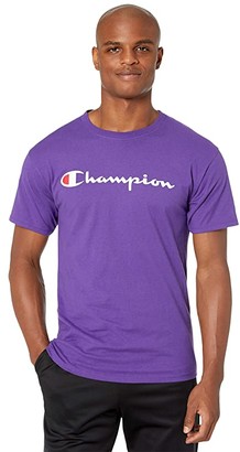 Champion Classic Jersey Graphic Tee (Purple) Men's T Shirt - ShopStyle