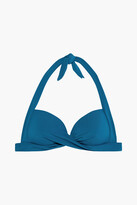 Thumbnail for your product : Jets Jetset twist-front halterneck bikini top