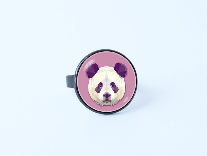 Etsy Panda Jewelry Ring Bear Animal Pink Bear Gift Ideas For Friend Girl Gift Teens