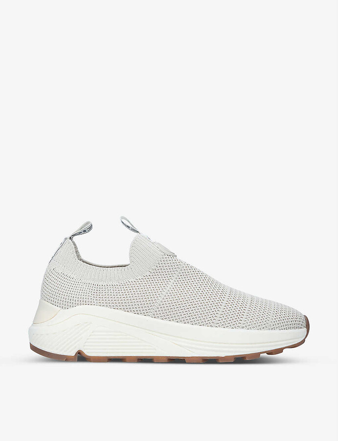 kurt geiger white platform trainers