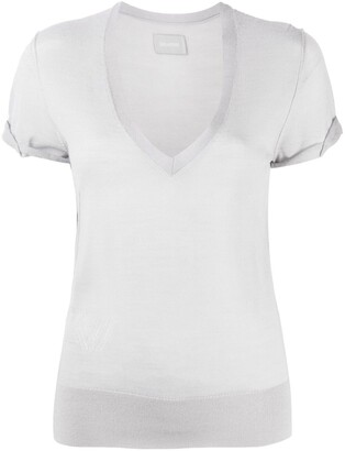 Zadig & Voltaire Pia V-neck knitted top