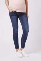 Thumbnail for your product : Topshop Maternity moto dark vintage blue leigh jeans