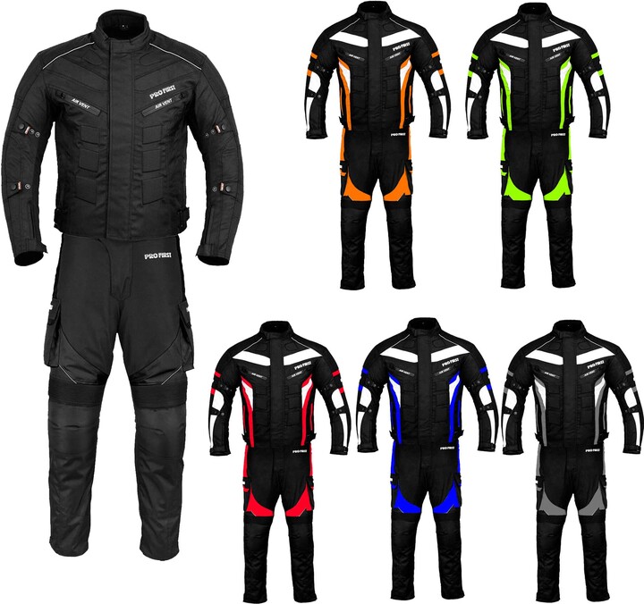 PROFIRST Waterproof Motorbike Gears Motorcycle 2 Suit Jacket & Trouser
