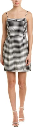Cupcakes And Cashmere Women's Eddie Gingham Dress with Shoulder Ties