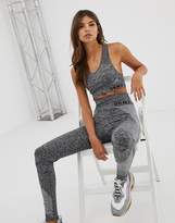Thumbnail for your product : DKNY mesh back seamless sports bra co-ord