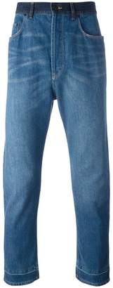 Lanvin stonewashed dropped crotch jeans