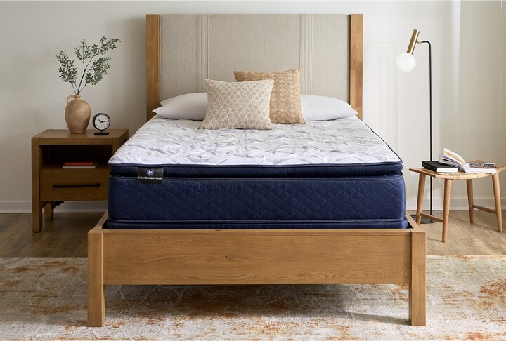 Sealy Sleep Essentials Escape 12.5" Plush Pillow Top Mattress Set - King, Exclusively at Macy's