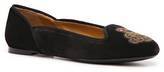 Thumbnail for your product : Ralph Lauren Collection Ulena II Velvet Embroidered Flat